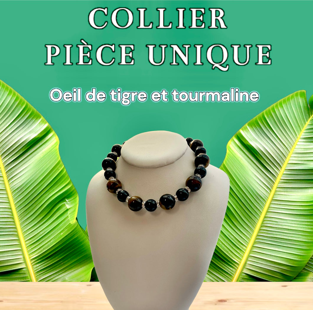 Collier tour de cou , pièce unique, protection