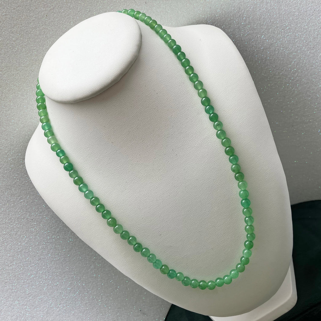Collier aventurine verte